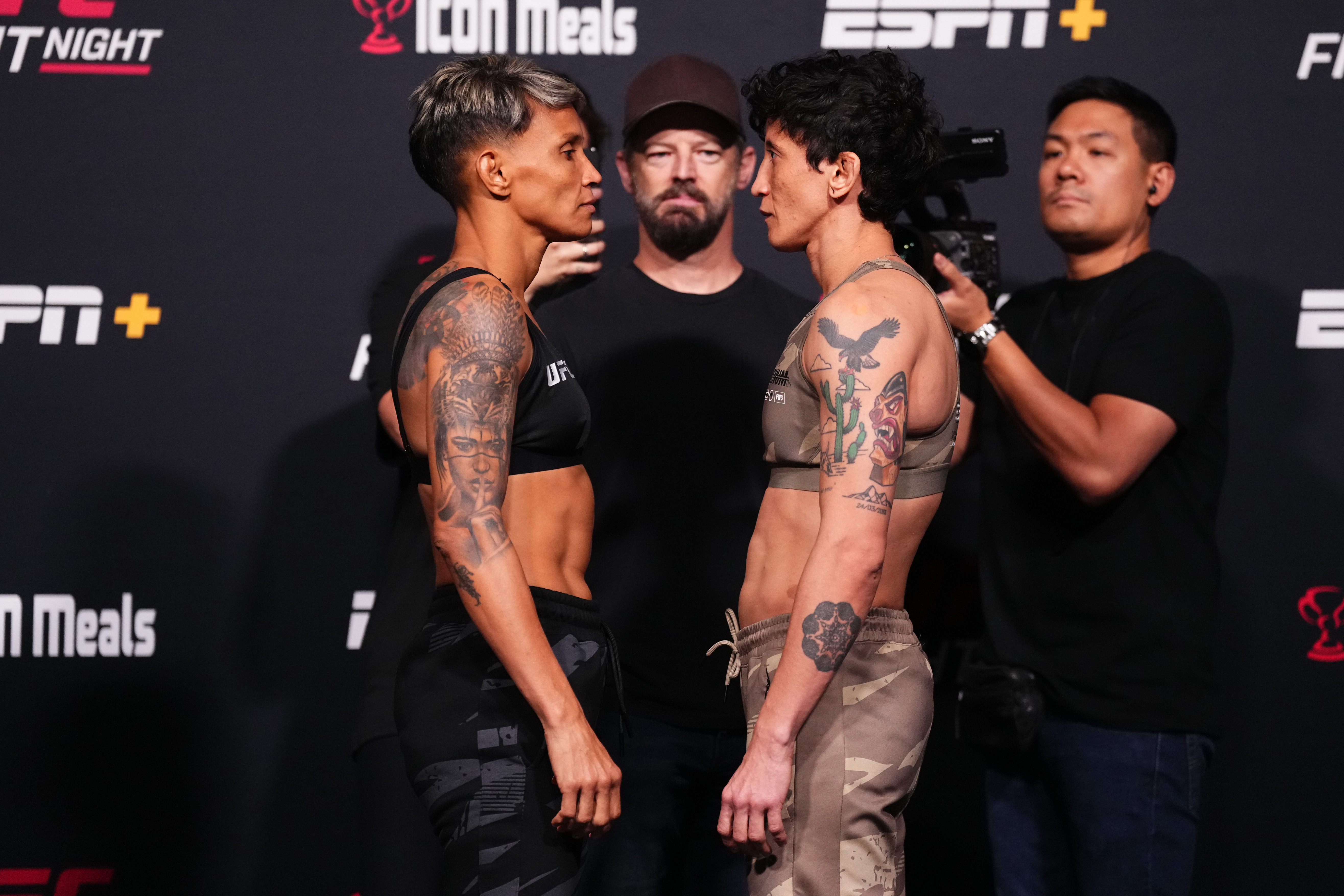 Amanda Lemos and Virna Jandiroba at UFC Vegas 94