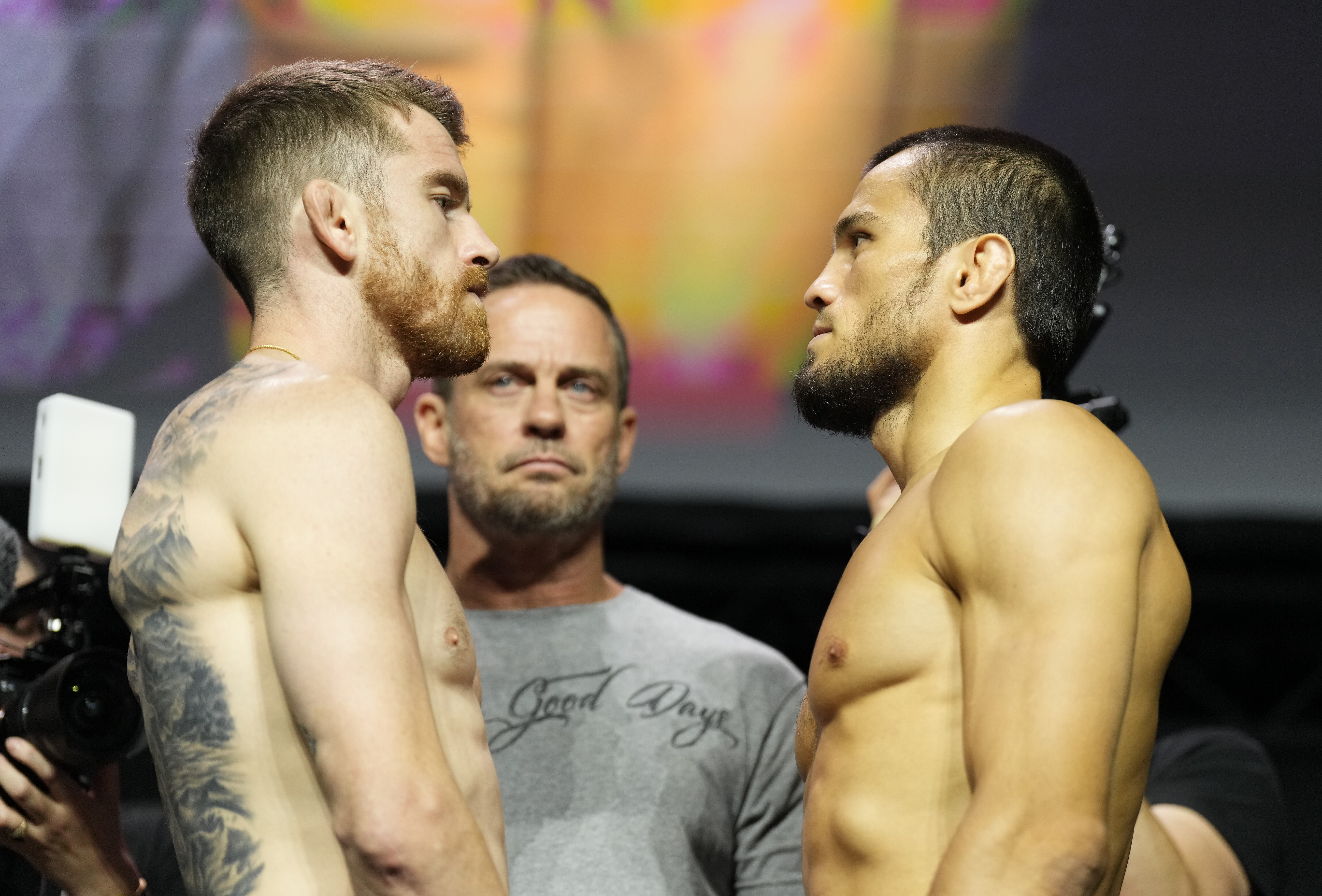 Cory Sandhagen and Umar Nurmagomedov at UFC Abu Dhabi