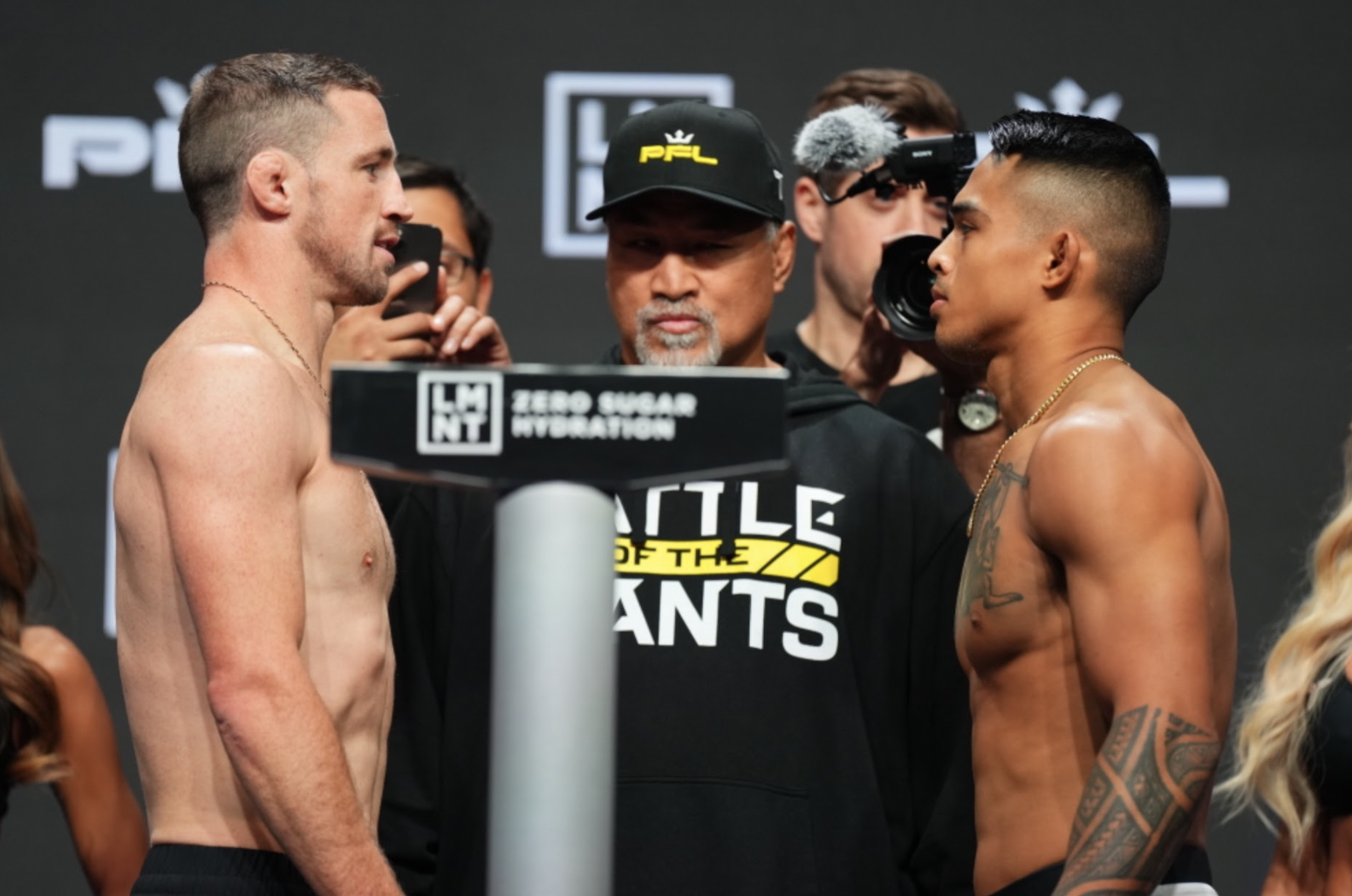 Brendan Loughnane and Kai Kamaka III at PFL 9